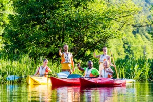 Kanu, Naturerlebnis, Wasser, Team