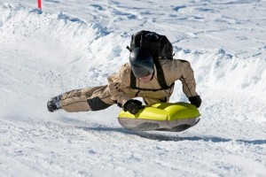 Airboarding, Team, Schnee, Winter